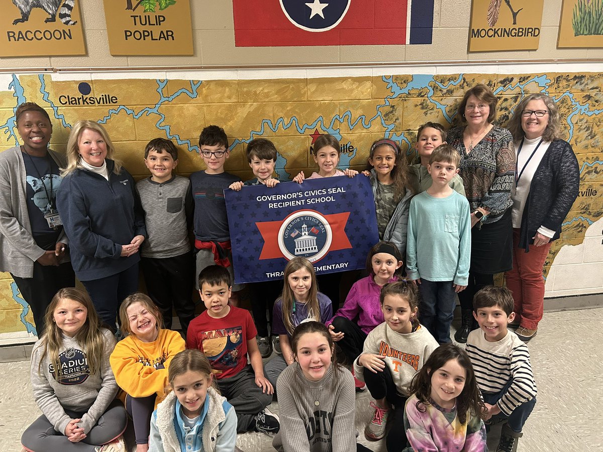 Congratulations to #ThrasherElem for earning the #GovernorsCivicsSeal for the 22-23 school year! #CivicsEducation is beyond important and it’s starts in #Elementary! #HCS_Civics #HCS_SocStudies