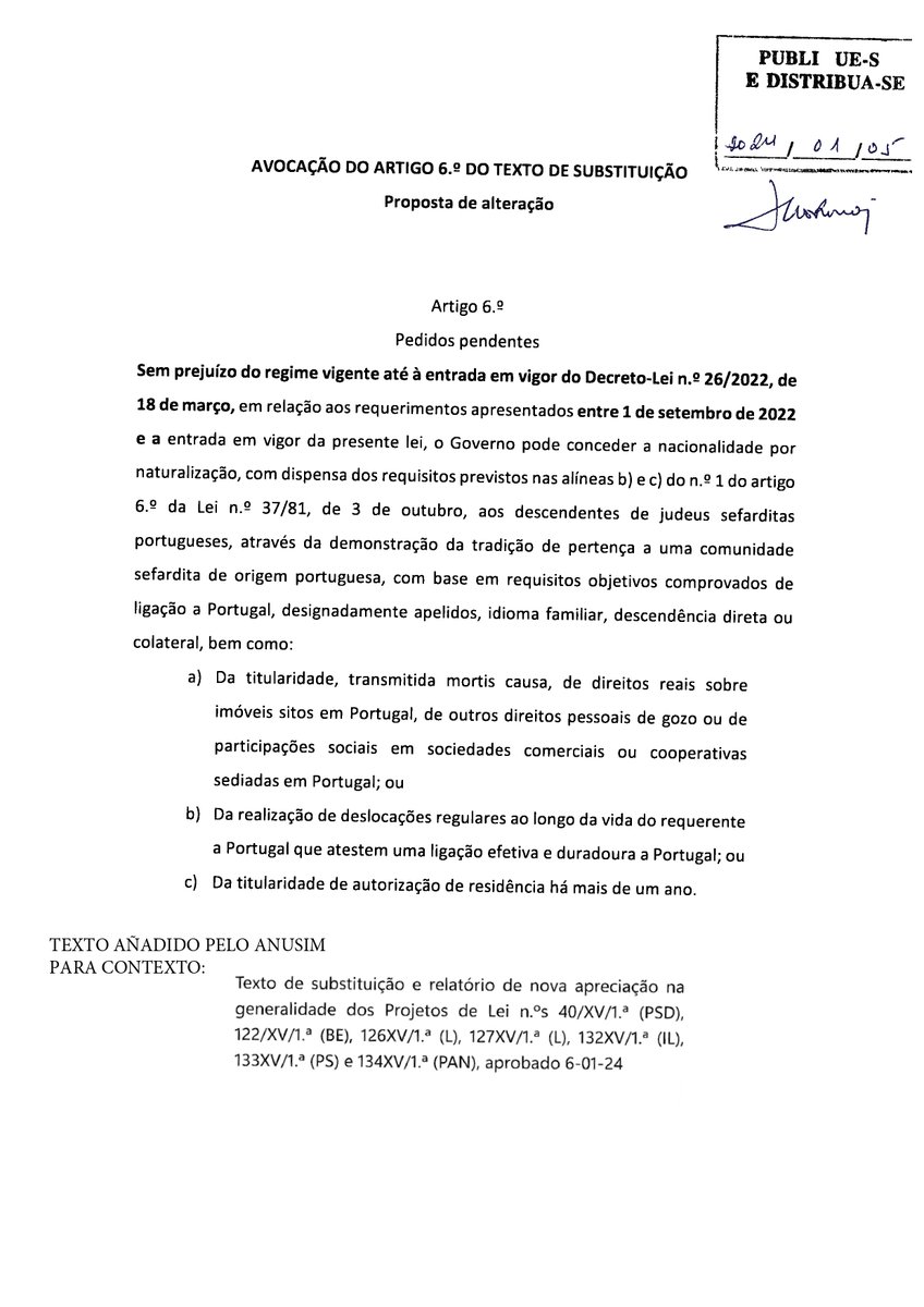 AnusimPT's tweet photo. #UmaInconstitucionalidadeNãoAbrangeOutra

Da ANUSIM, uma cooperativa portuguesa que reúne descendentes de judeus sefarditas, particularmente latino-americanos, pedimos ao Sr. Presidente @MarceloRdeSousa que vete esta norma supostamente abertamente inconstitucional. 1/10 https://t.co/65hlmnqR20
