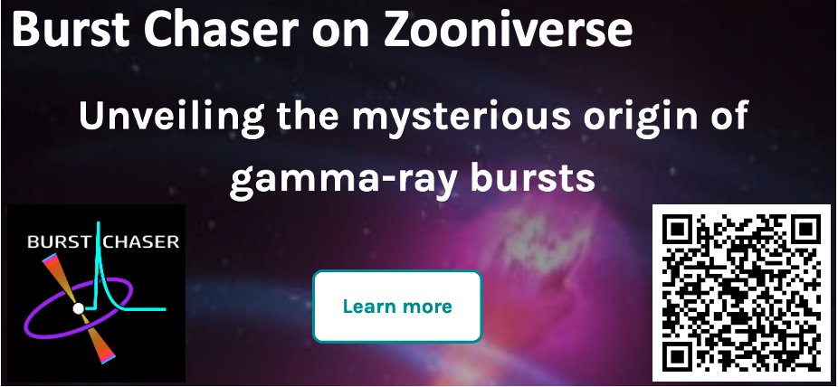 Today we launched Burst Chasers! zooniverse.org/projects/amyli… Help decode the most powerful explosions in the universe. We need your help! (For more info, check out Dr. Lien’s excellent talk as part of today’s #aas243 press conference - youtube.com/live/SQ2XYxM88…