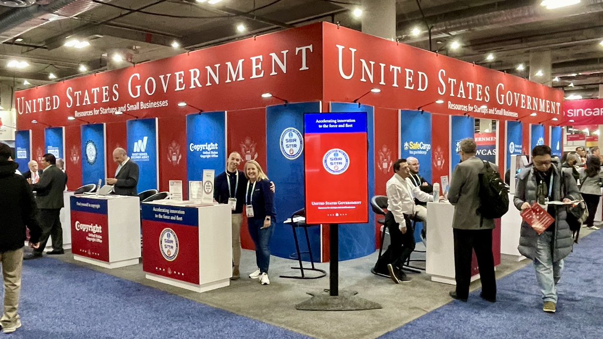 donsbir's tweet photo. Are you attending #CES2024? Stop by our booth (61401) at the US Government Pavilion, Eureka Park! Don’t miss the opportunity to discover how we have improved the small business-partner experience! #DONSBIR #SBIR #STTR #Innovatorswanted https://t.co/03C6toNk8R