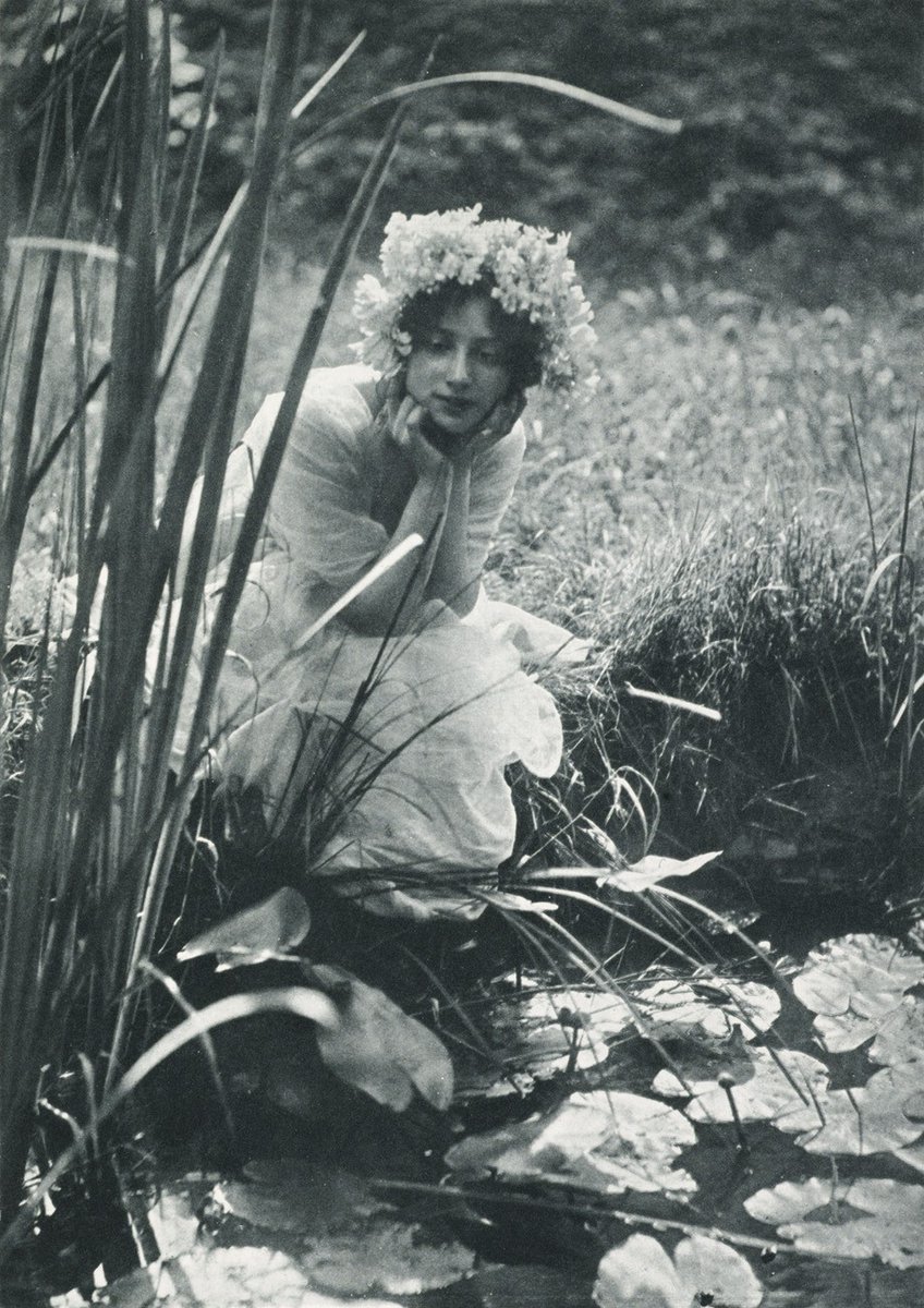 'In the Reeds'. Photographed by Constant Puyo, 1903.