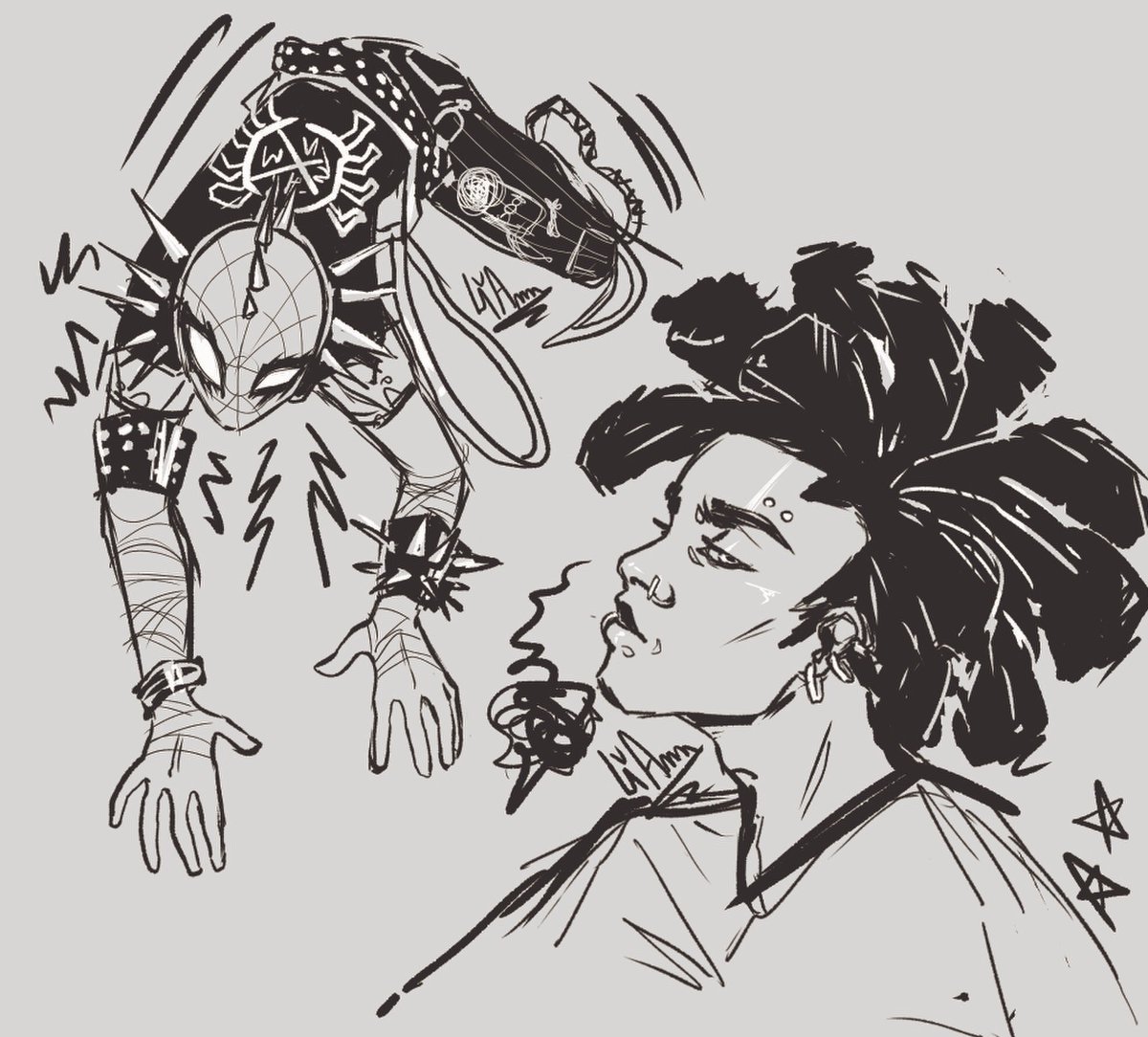 Li_pt2's tweet photo. Sketching.... 🕷️❤️ #SpiderMan #HobieBrown https://t.co/sxb4EpnpuD