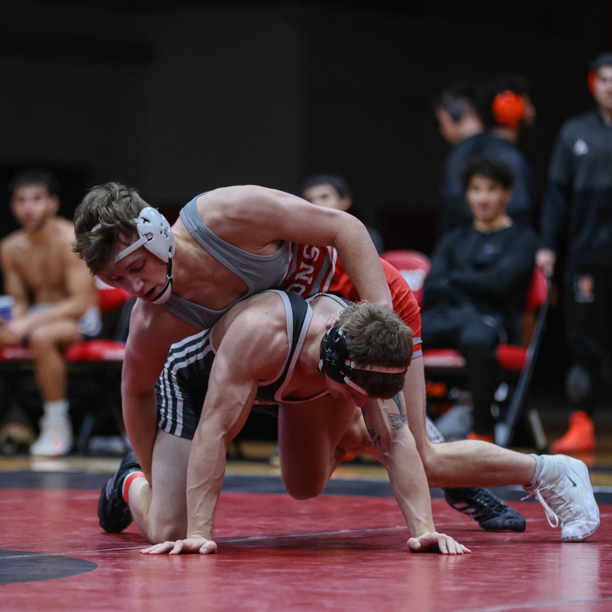 MSUM_Wrestling's tweet photo. NEXT UP‼️

Dragons take on NSU this upcoming Thursday. 

#rolldrags https://t.co/8yKCb1xChs