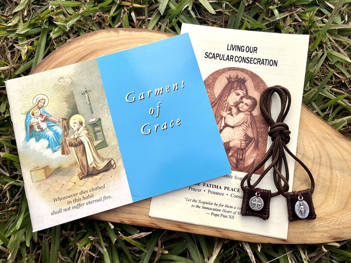 TheKnottedRope's tweet photo. Scapulars are back in stock! Grab one before they’re gone again! ❤️

https://t.co/gg4S5DqX5D

#catholic #CatholicChurch #Catholics #CatholicTwitter #BrownScapular https://t.co/Naftl5lEUk