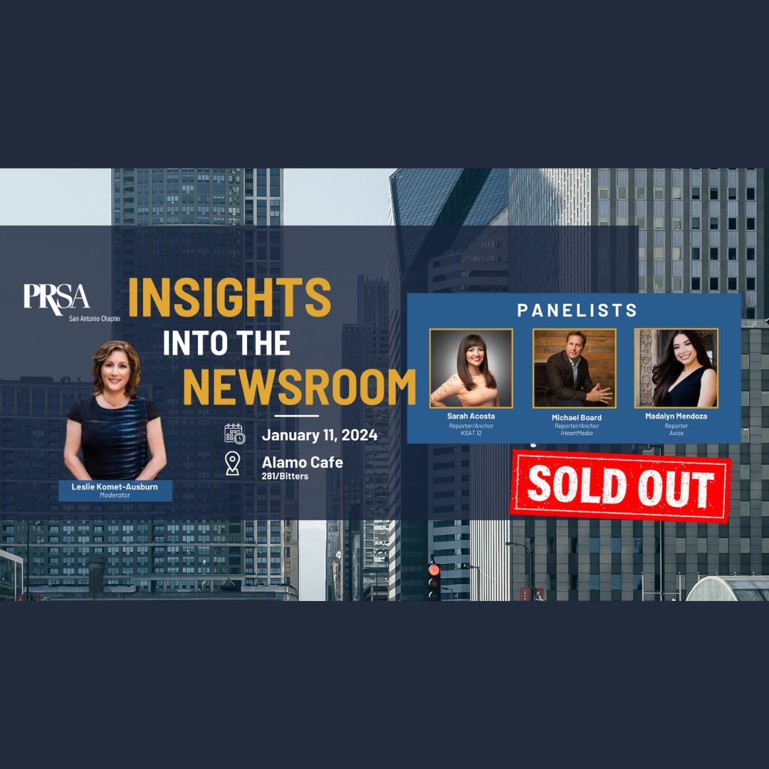Thank you to everyone that purchased a ticket! Sadly, we are sold out for this event but don't worry we'll have more great events in the future. We look forward to seeing everyone that purchased their ticket! #prsasanantonio
