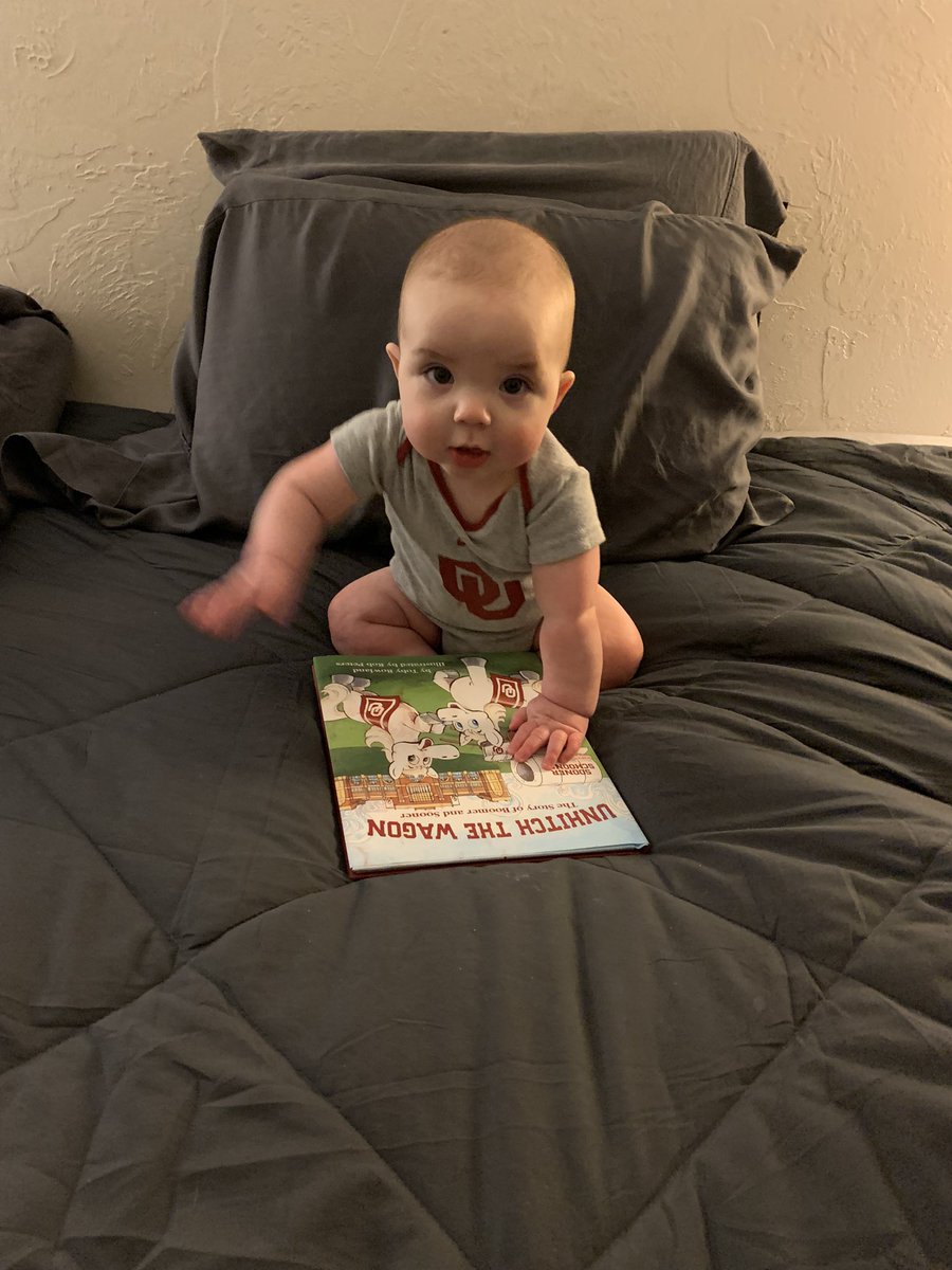Noah and his new personalized copy of “Unhitch the Wagon” by <a href="/TRowOU/">Toby Rowland</a>