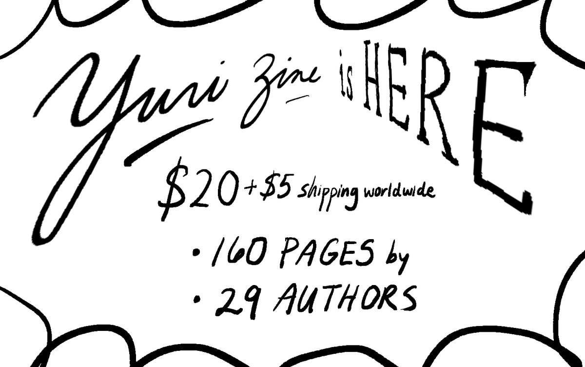 tshirt3000's tweet photo. YAOI ZINE VOLUME 3 IS HERE! AND IT'S YURI! https://t.co/vM92bG99fO https://t.co/JTWQAL7Ut6