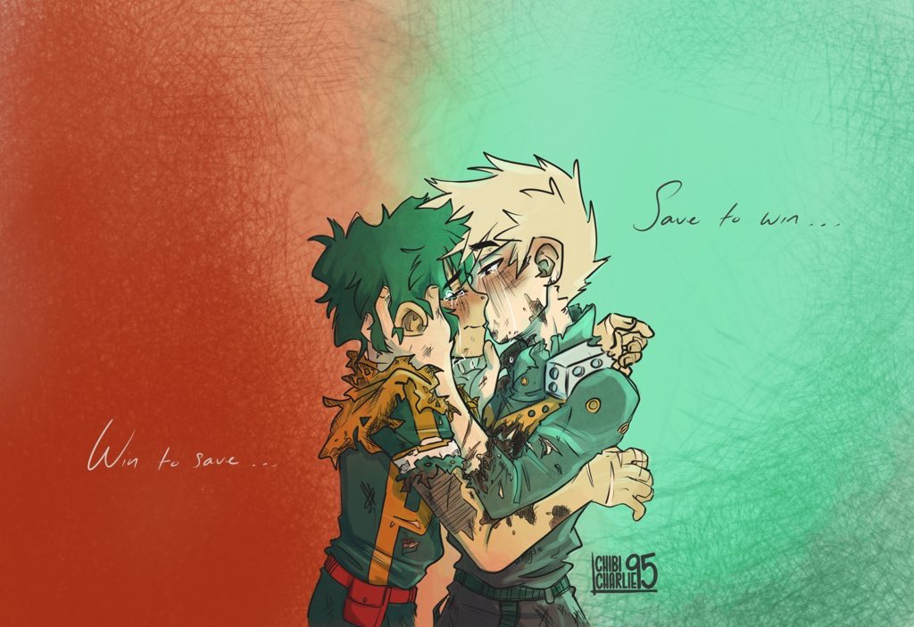 I was going to wait - buuut I love this one too much rn.

Save and Win 
(After the battle is Won)
Just stumbling to each other after it all -hits me in my feels in the best way.

BkDk KtDk
