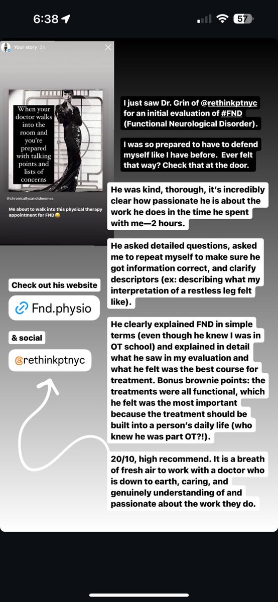 ZacharyGrinDPT's tweet image. I love my job so much 🥲

#FNDaware #PTtwitter #medtwitter