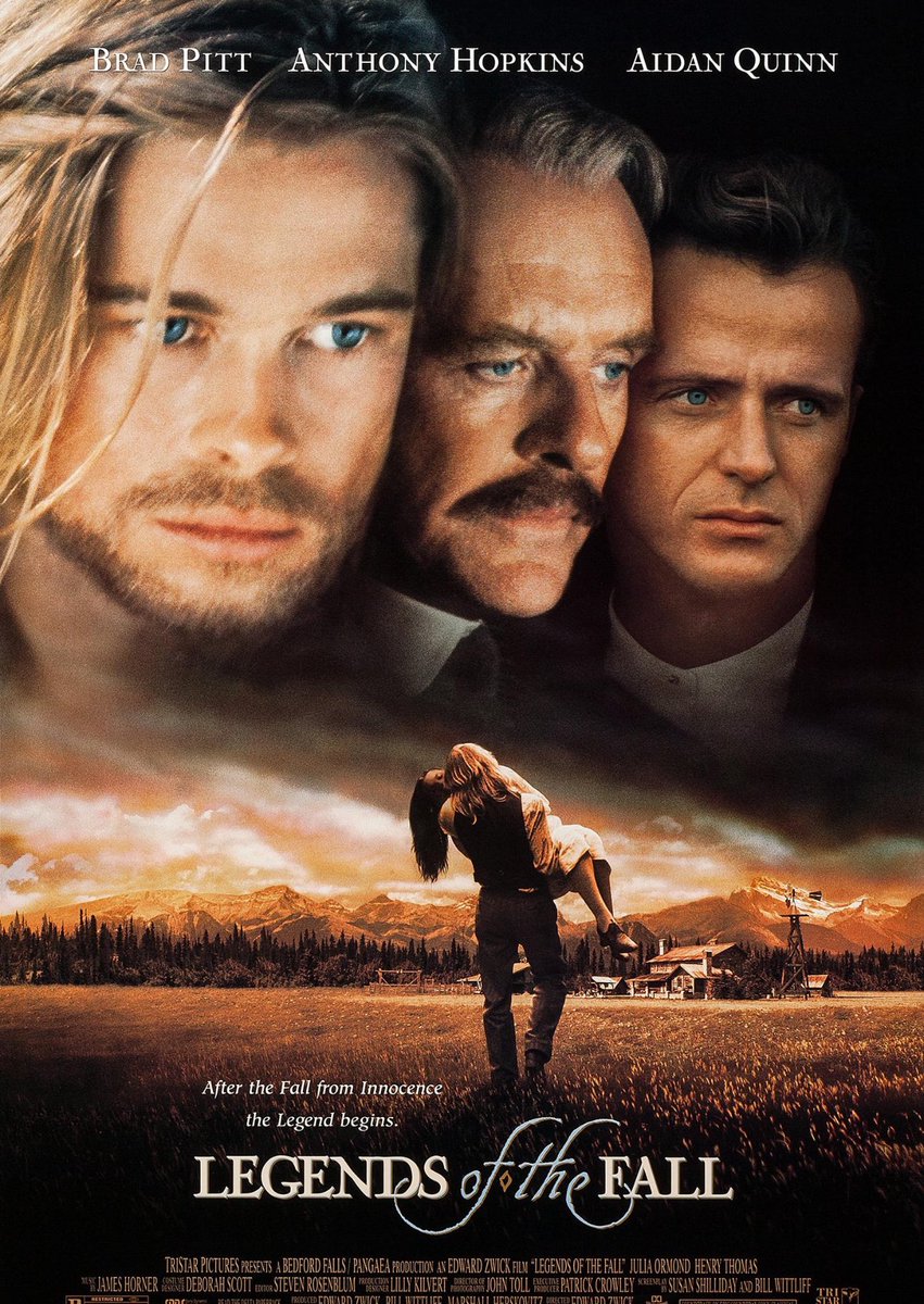 Colonel William Ludlow (#SirAnthonyHopkins) and his three sons Samuel (#HenryThomas), Tristan (#BradPitt), and Alfred (#AidanQuinn) live in the Rocky Mountains of Montana at the beginning of the twentieth century. When Samuel brings his fiancée Susannah with him, the fellowship…