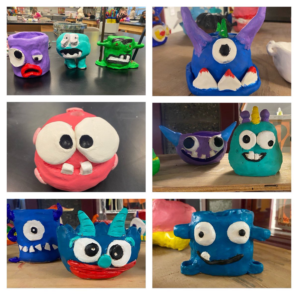 My monsters making monsters😈🎨 #arteducation #middleschoolart <a href="/MMS_principals/">MMS principals</a> <a href="/MbgAreaSD/">MechanicsburgArea SD</a>