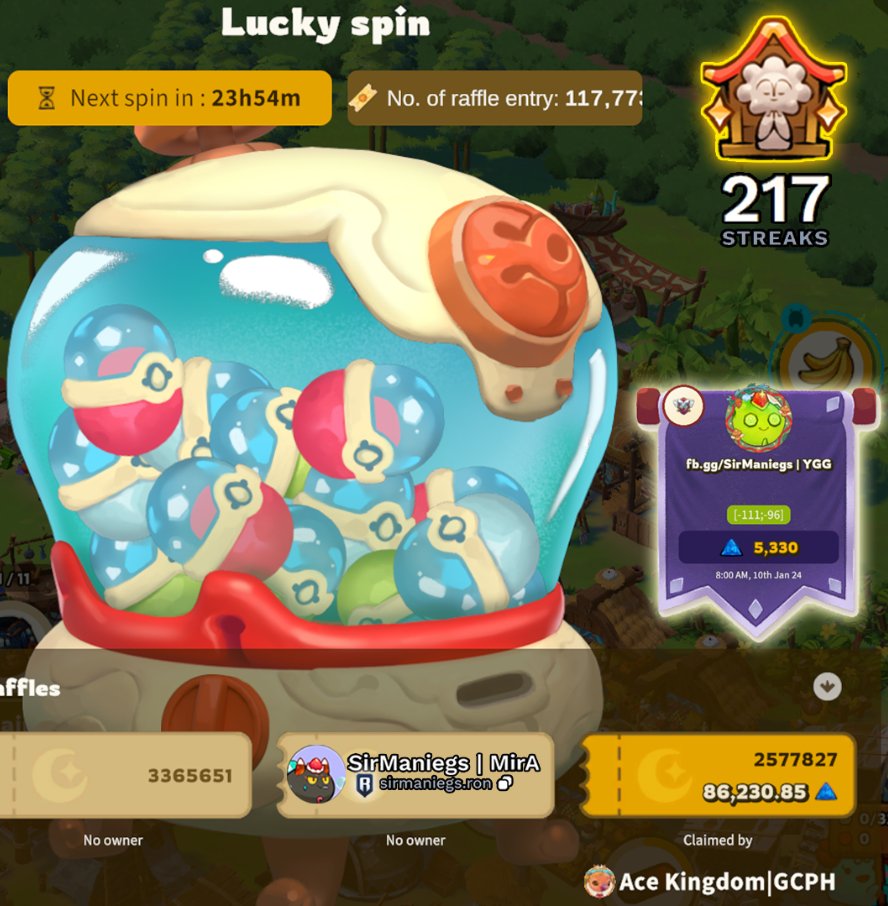 sirmaniegs's tweet image. snag a #MoonFall this morning!
congrats to Ace Kingdom from GCPH for today's MoonBeam!
added my name on a ticket..
hoping to get lucky one day~
😁

less than 4 hours left to claim your daily slips and #AtiasBlessing
#AxieCreator 
@AxieInfinity 
😌
🙏