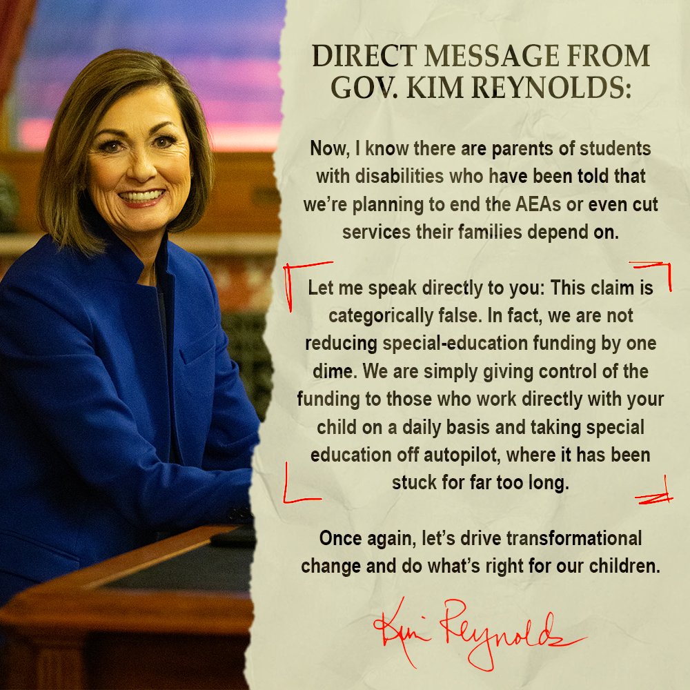 Kim Reynolds (@KimReynoldsIA) on Twitter photo 2024-01-10 00:16:30