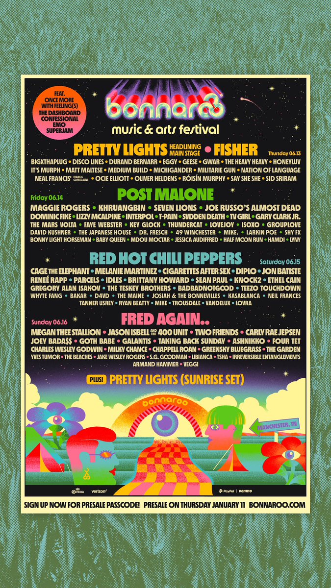 💗 SEE YOU THERE!! 💗 bonnaroo.com