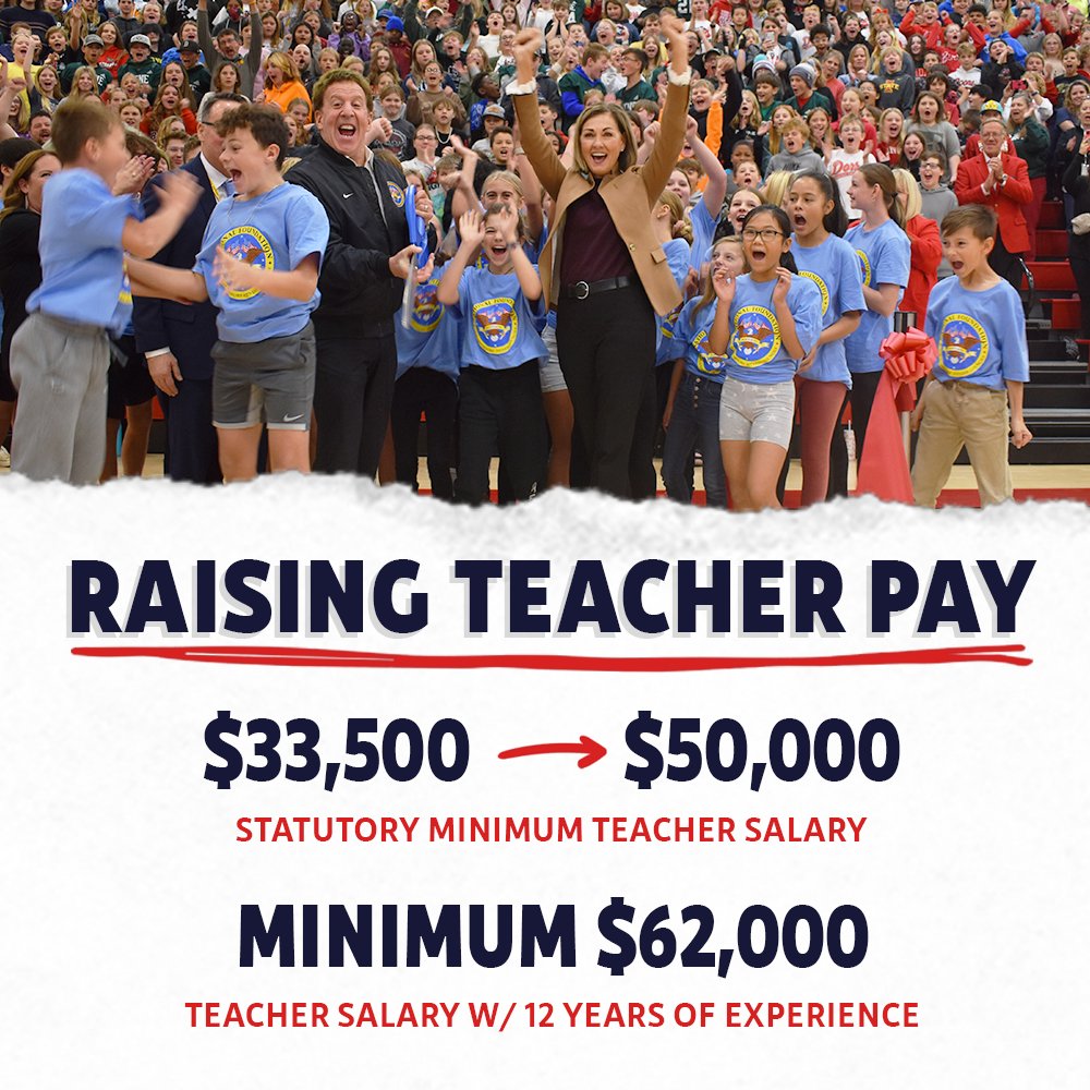 Teaching is one of the highest callings one can have. So let’s make sure teacher pay sends that message.