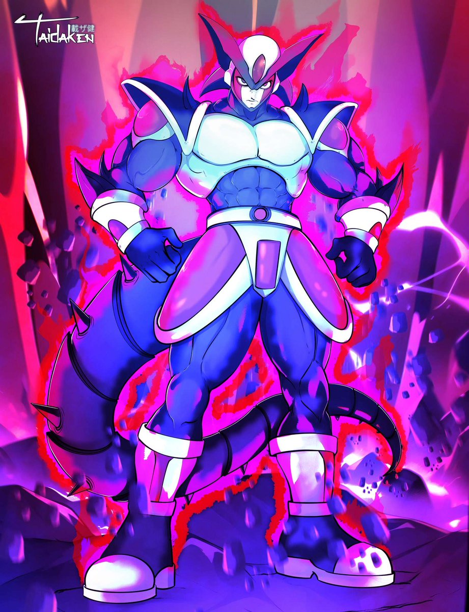 Thank you so much <a href="/Taidaken/">Taidaken</a> for bringing my dragon ball dnd character to life! Meet Frigid! A Frost demon built upon earthling values and owns the biggest business in his universe. A CEO Guardian 🔥🔥🔥 #DragonBall #dndart