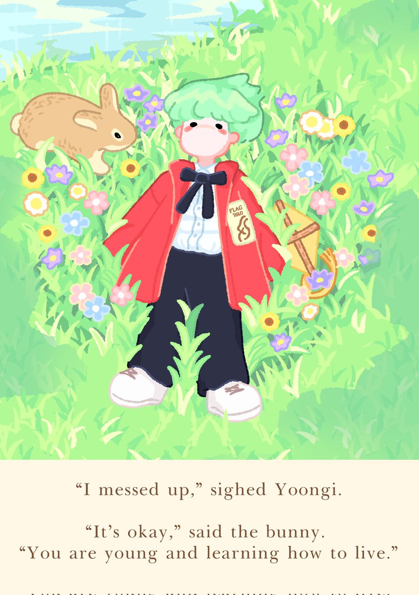 lonecakes's tweet photo. yoongi in a children’s book 🪁🐇 https://t.co/f3iY6TKiU5