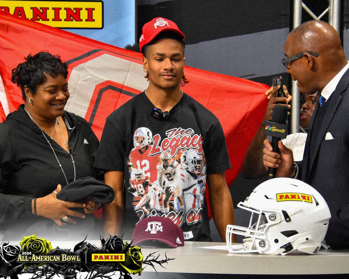 AABonNBC's tweet image. Declaration Heard Around the Country 

#GoBucks 🌰

#AABCO2ON4TION 👑🌹🏈

#AllAmericanBowl 🇺🇸 @PaniniAmerica