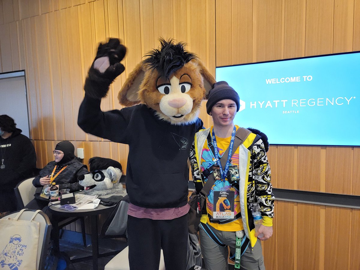 magyeena's tweet photo. Some pics with dance furs at #ANW2024, plus @mortisandco! https://t.co/FtP6OPLMqP