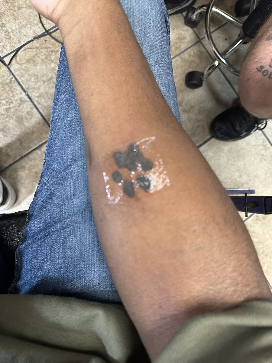 ReezyBiggs's tweet photo. Officially a member of #TeamTatted. Benji Forever ♾️❤️🐾😇 https://t.co/i8Yw6XksdR