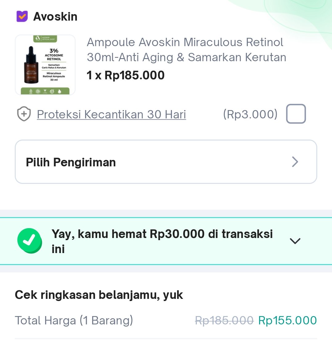 Flash sale! Diskon ampoule retinol avoskin

tokopedia.link/loeHmSczRub

Wts WTB