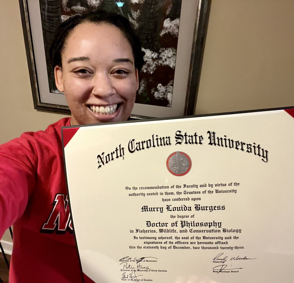 Look what came in the mail!! 🎓