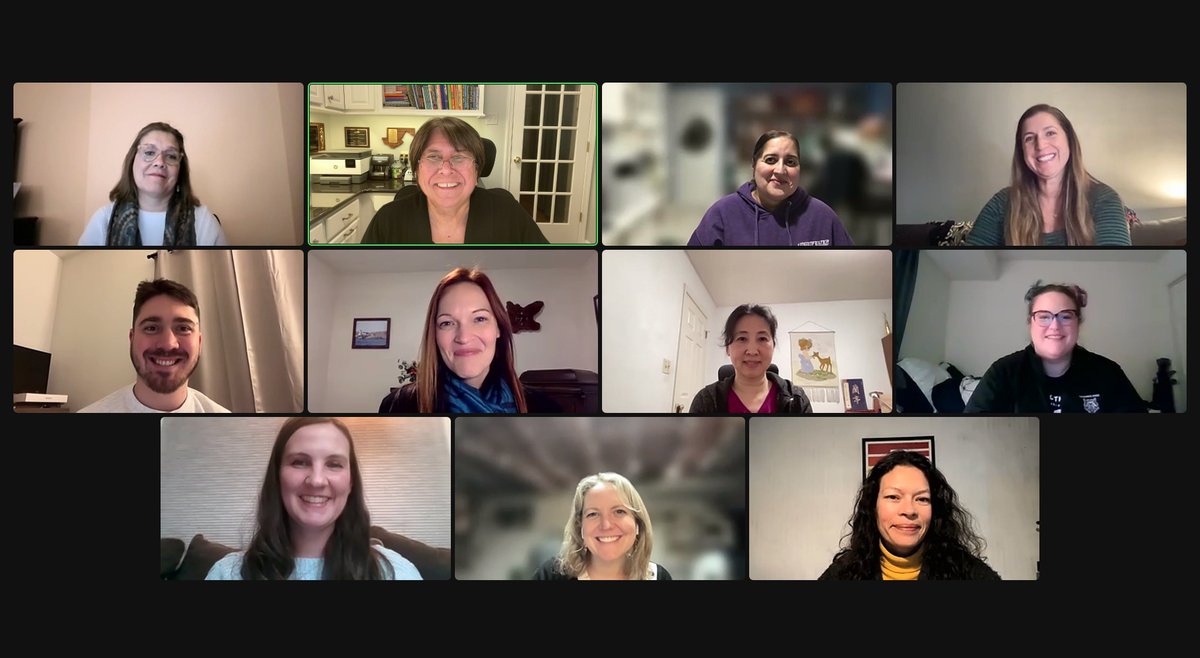 First meeting of the <a href="/NECTFL/">NECTFL</a> LEAP (Language Educators Advancing the Profession) Cohort #1!!  Launching the group on their leadership journeys with @BBRlaProf