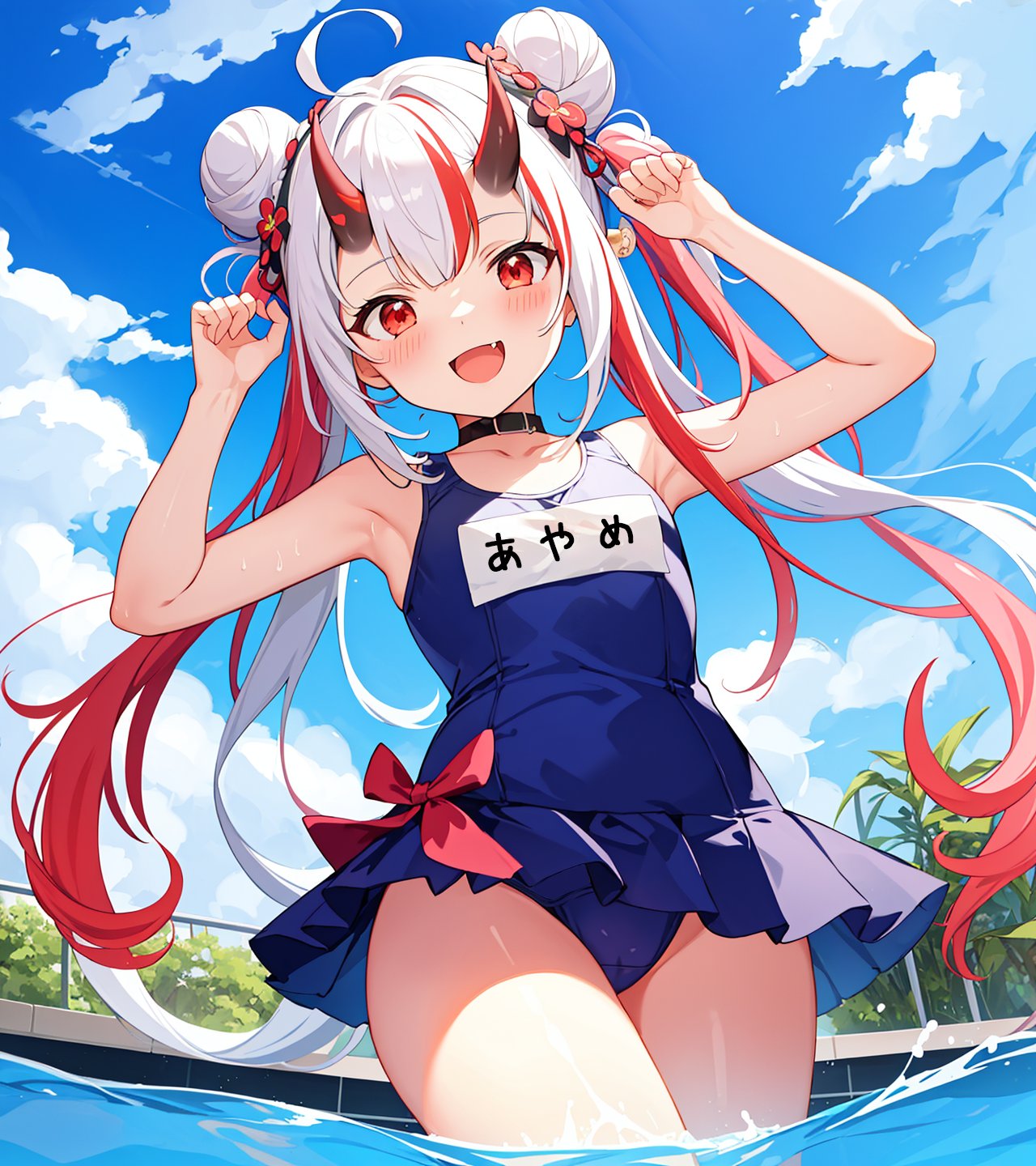 ホロライブ 春のそら祭り 百鬼あやめ クリアファイル　水着 ホロライブプロダクション【公式】 on X: 