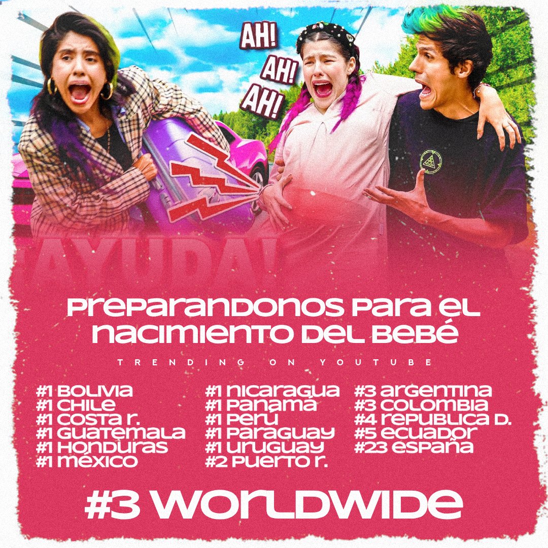 PolinesiUpdate's tweet photo. El nuevo video de "LosPolinesios" es tendencia en 17 países, se posiciona en el #3 mundialmente en YouTube🌍. https://t.co/kOZqIVVpPv