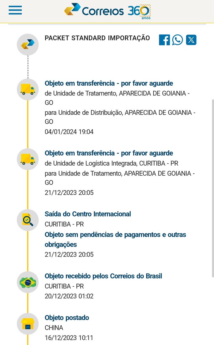 marceloppedro's tweet photo. Da China para o Brasil: 4 dias
Dentro da minha cidade: 360 anos
@correiosBR https://t.co/he2Jq4yMm1