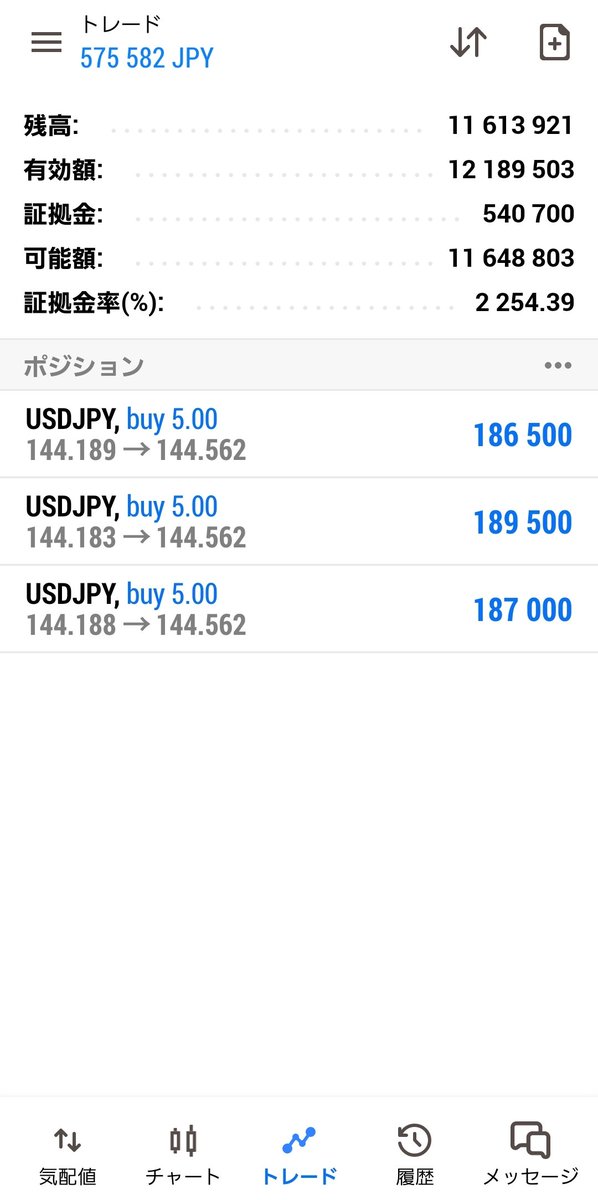 GO_TO_trade's tweet photo. 新年一発目のエントリー！

ドル円ひとまずはいい感じに脂のってます😳
────────────────
#FX #FX初心者 
#USDJPY #ドル円 https://t.co/iROB8u1aoH