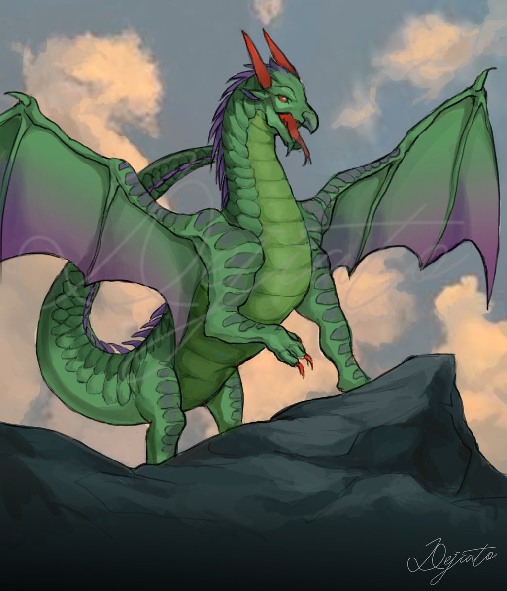 DejiAtoFank's tweet photo. 🌟Unveiling Eclipse Serenity🐉✨Our final dragon art enchantment! With cosmic hues and wings that weave tales, this masterpiece invites magic into your space.
#artists #commissionsopen #dragonart #finalversion https://t.co/V1GMiPc5Qb