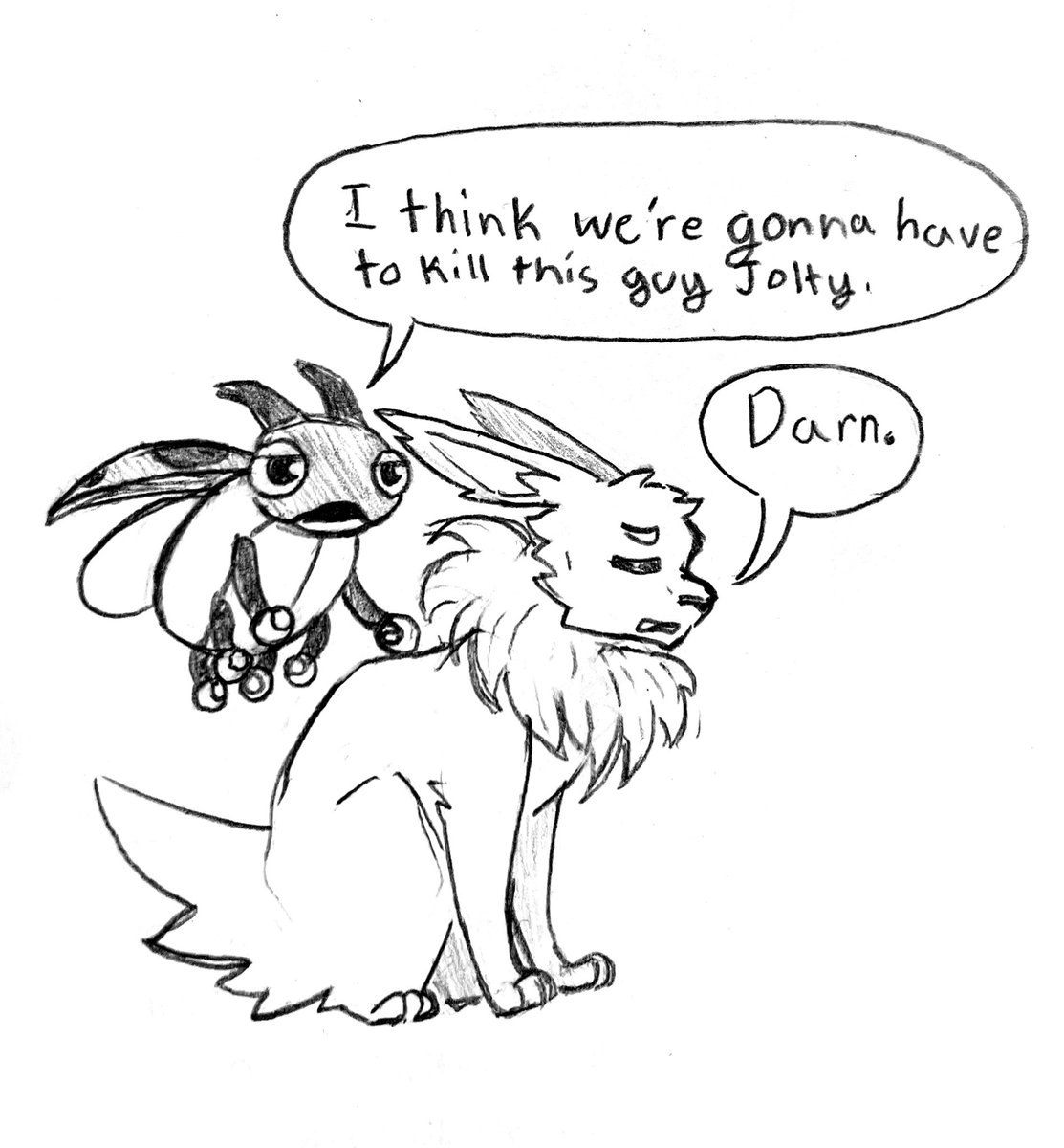 windborneballad's tweet photo. this was my first thought upon seeing this meme going around and ive finally gotten to drawing it LOL enjoy #dogsinlove @BrendanBlaber https://t.co/ciqWmR13aA