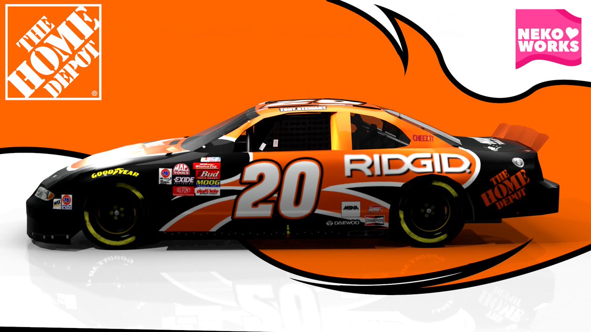 NekoworksD's tweet photo. Another hat based reimagining of a iconic scheme, this time for Tony Stewart's rookie year. Those late 90s Pontiacs just looked so swell.
-
-
#NASCAR | #GraphicDesign | #heylefty https://t.co/8xFUAPVczY