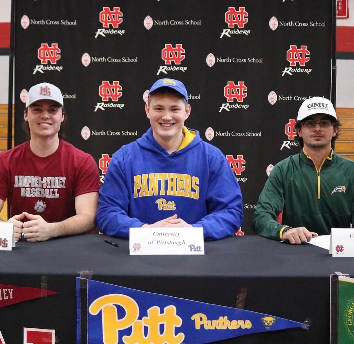 a_baseball34's tweet photo. Signing day was great. Thank you friends and family for being there. Thank you Coach Lawrence for the kind words and Ms. Schaffer for the great bio. https://t.co/v5tqde4lg3 https://t.co/BhFn4b1zUi