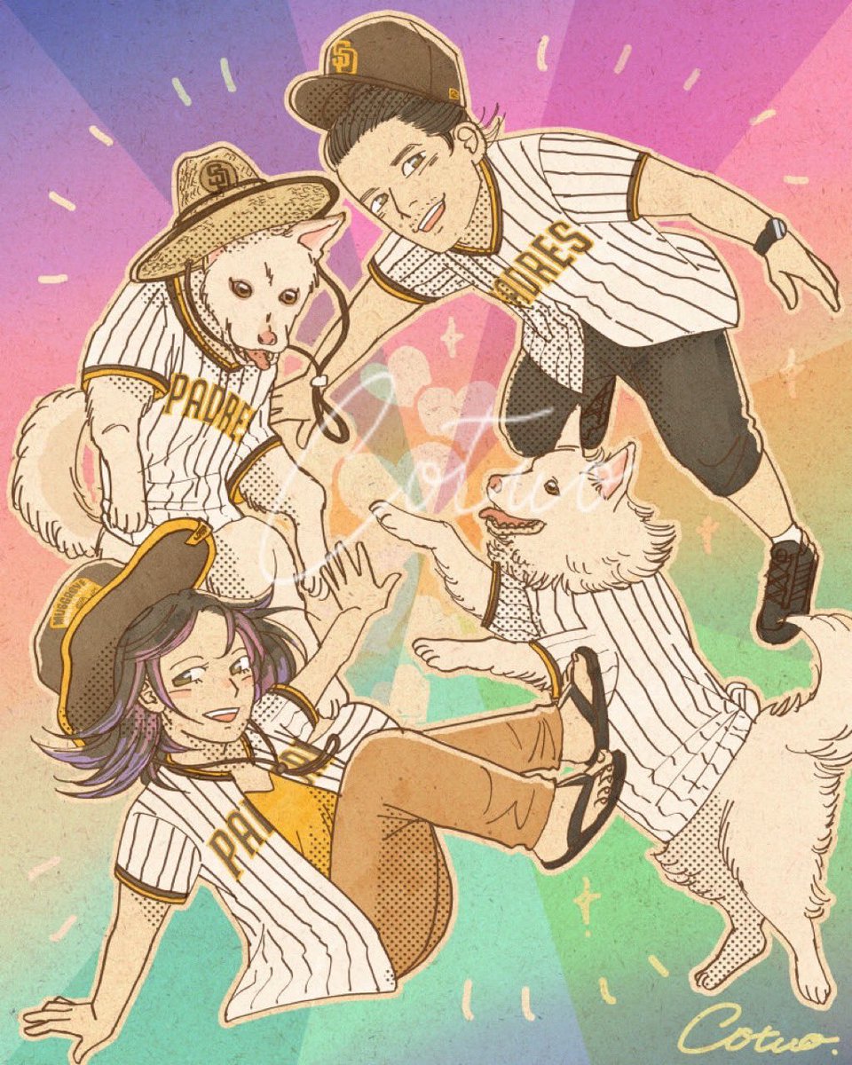cotuo_san's tweet photo. Check this out!! I'm very happy and can't believe that this artwork is displayed wonderfully🤎💛👏😭Thank you so much @OoRahBay 🥹✨ https://t.co/qAxIHZTyMw
