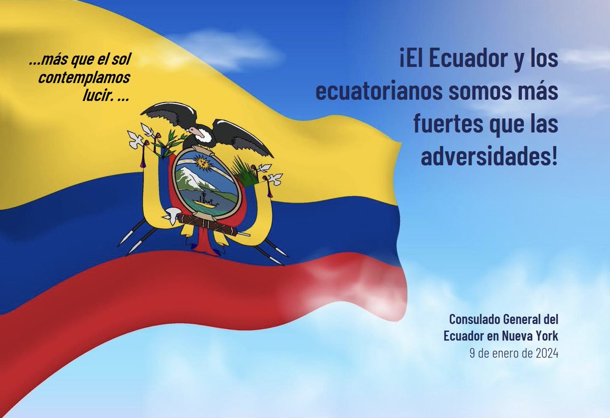 CEcuNuevaYork's tweet photo. #Ecuador https://t.co/nXyGwc3U2a