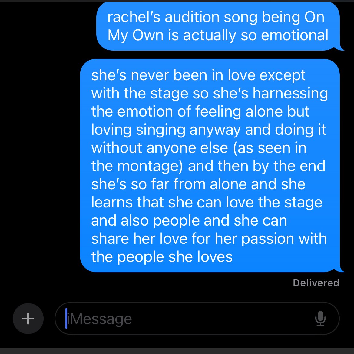 msgoodkind's tweet photo. rachel berry gets me emotional it’s true! https://t.co/mEw7RaP7vL