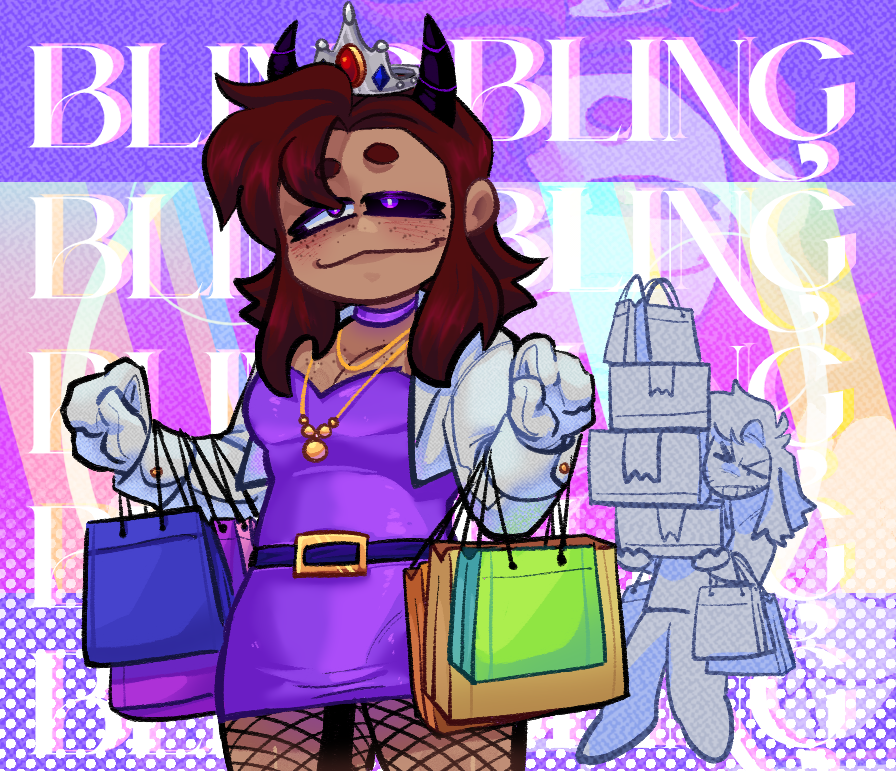 Mintro 
(or, Princess, as she calls herself)

[ft. Reynard by @/RblxTrex]
#ocart