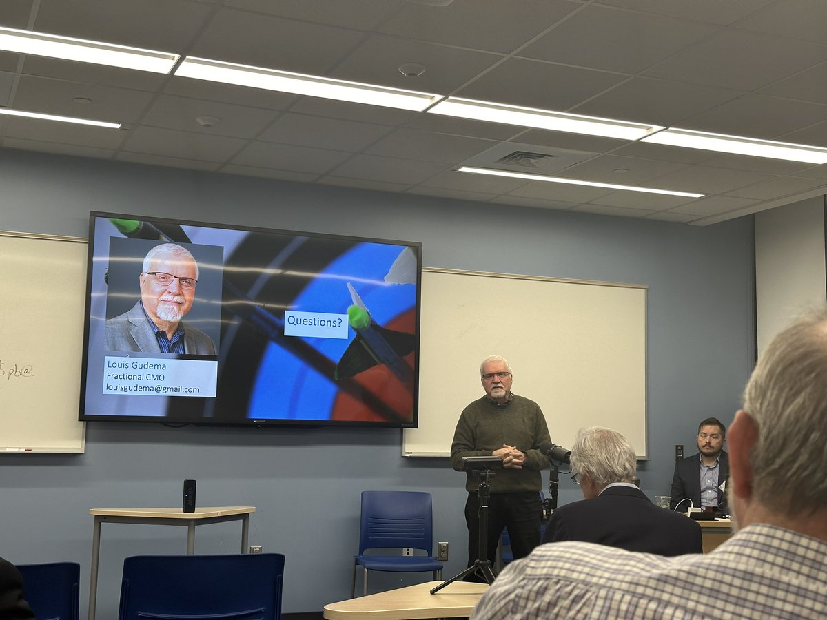 Great talk by Louis Gudema <a href="/BostonENET/">IEEE Boston Entrepreneurs' Network: Boston ENET</a> Art and Science of Marketing #marketing #branding