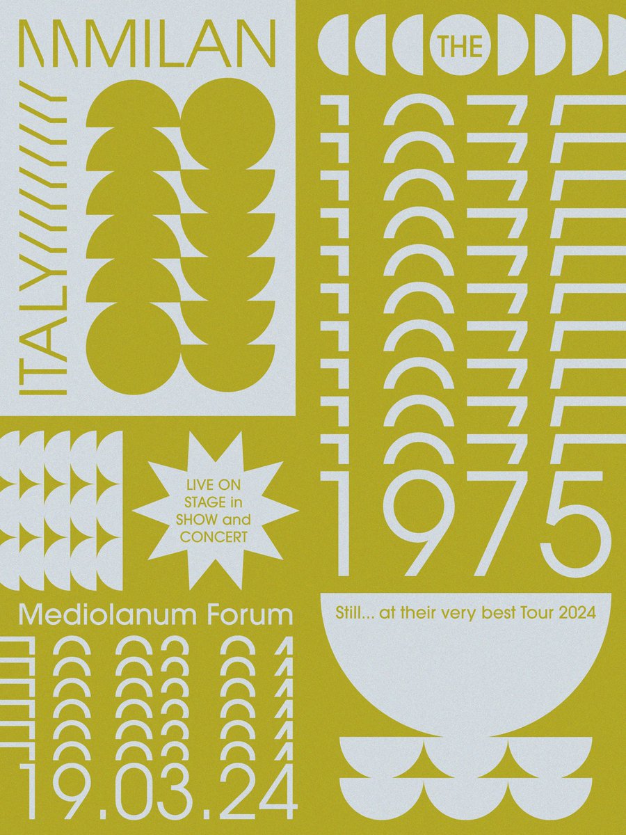 The 1975 | Still… at their very best 

Milan, Italy | Mediolanum Forum
March 19th 2024