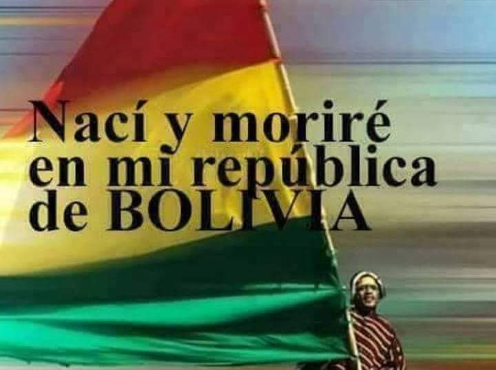 Alejand07215192's tweet photo. Ser Boliviano es más que un orgullo.
Ser de la República de Bolivia 🇧🇴 es una bendición. https://t.co/GArGUZnfsD