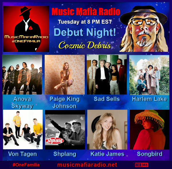 Coz is LIVE! #OnAirNow for Debut Night! 🎉
Welcoming @AnovaSkyway #PaigeKingJohnson #SadSells @harlemlakeband @vonTagenBros
#Shplang #KatieJames #Songbird to the familia! #NP our #1 song 'Not To Me' by @RidersChad  
#livechat musicmafiaradio.net
🎧▶️player.live365.com/a20743?l