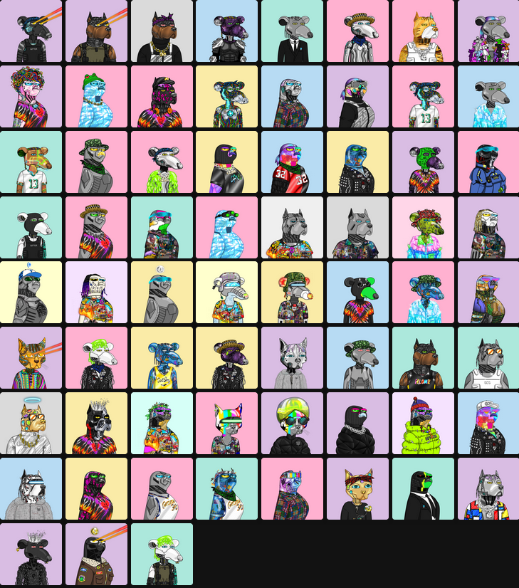 aspenshredder's tweet photo. I don't often tell my story but when entering the @GutterCatGang I started with 1 clone. Then I started collecting the originals. I like the #gutterboard because you can see your ranking in the gang. Collecting has been fun this bear market. #ganggang https://t.co/P9mXu8peOH