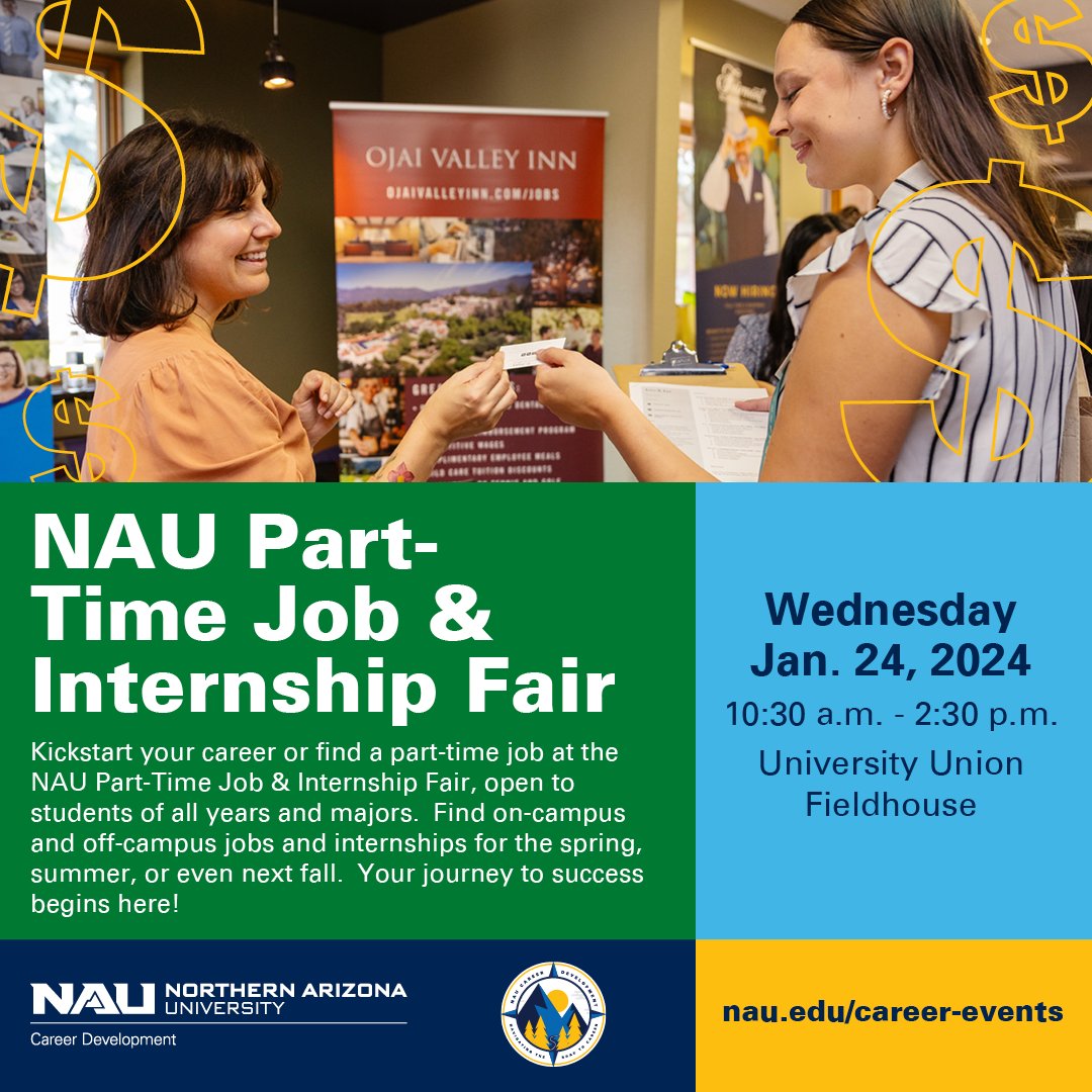 Calling all employers! Join us at the <a href="/NAU/">NAU</a> Career Fair on Jan 24, 2024 and discover local talent to expand your team.

#NAU #Spring #Career #Fair #Flagstaff