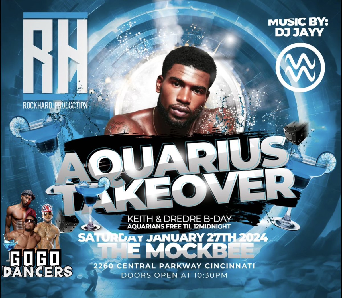 ROCKHARD513's tweet photo. Saturday January 27th
RockHard Productions Aquarius Takeover at The Mockbee 2260 Central Pkwy Cincinnati. Music provided by D.j. Jayy. 2 Levels plus Dancers @supermanebony from Atlanta. Doors open at 10:30pm &amp; Aquarians FREE til 12midnight. https://t.co/n86bxz8sOD
