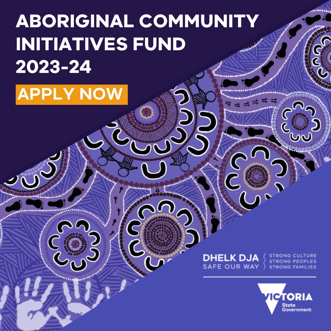 Since   2014, the Community Initiatives Fund has supported more than 333 projects in   Aboriginal communities across Victoria. Will your project be one   of the successful applications for 2023-24? More info: vic.gov.au/aboriginal-cif