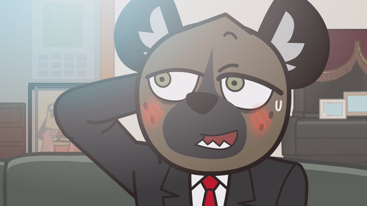 DailyHaida's tweet photo. Haida is blushing today~           

#Haida #Aggretsuko #アグレッシブ烈子 https://t.co/Uc0zLS03BV