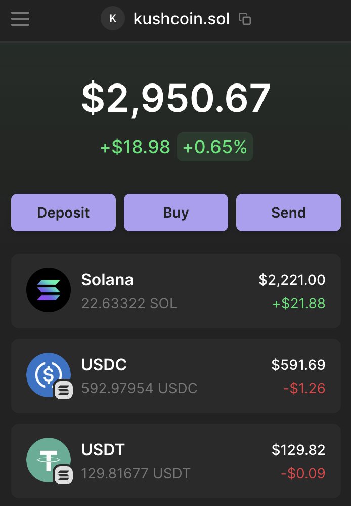 KushCoinSol's tweet photo. There seems to be a bug in @phantom or something?!
All my $KUSH Coins are there visible on chain
But why do they not show up in the wallet anymore? https://t.co/4SEqGC9hQA
