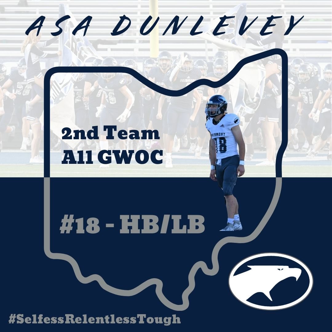 Fairmont Football (@fbfairmont) on Twitter photo The Men of Kettering have received recognition that deserves to be Celebrated!!
Asa Dunleavy was an undeniable leader throughout his senior season!!
Asa will be sincerely missed
Join us in congratulating and thanking Asa!!
<a href="/ADunlevey/">asa dunlevey</a>
#AttitudeEffort
#SelflessRelentlessTough The Men of Kettering have received recognition that deserves to be Celebrated!!
Asa Dunleavy was an undeniable leader throughout his senior season!!
Asa will be sincerely missed
Join us in congratulating and thanking Asa!!
<a href="/ADunlevey/">asa dunlevey</a>
#AttitudeEffort
#SelflessRelentlessTough